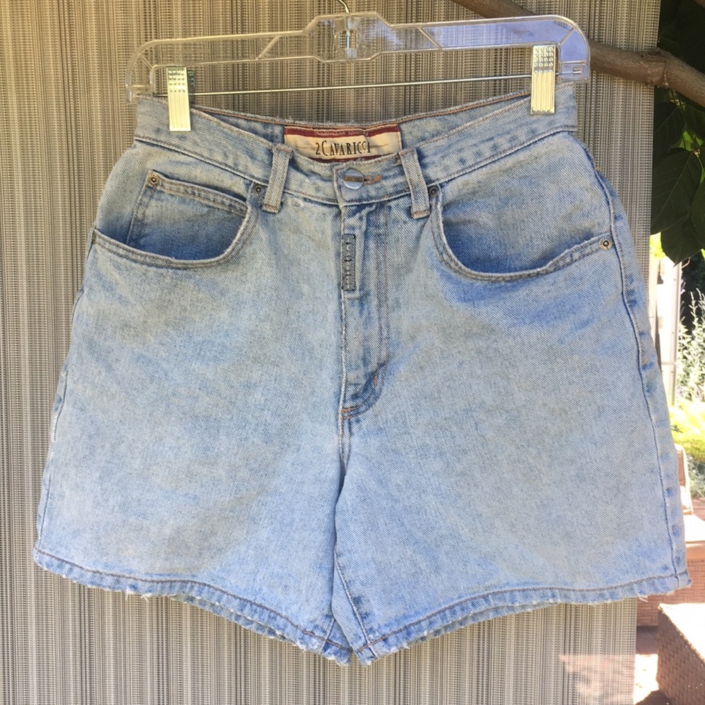 Z. Cavaricci high waist denim shorts